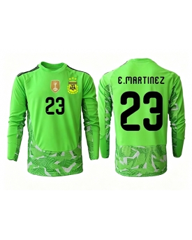 Billige Fotballdrakt Argentina Emiliano Martinez #23 Keeper Replika Bortedrakt VM 2026 Langermet Billige Fotballdrakt Argentina Emiliano Martinez #23 Keeper Replika Bortedrakt VM 2026 Langermet